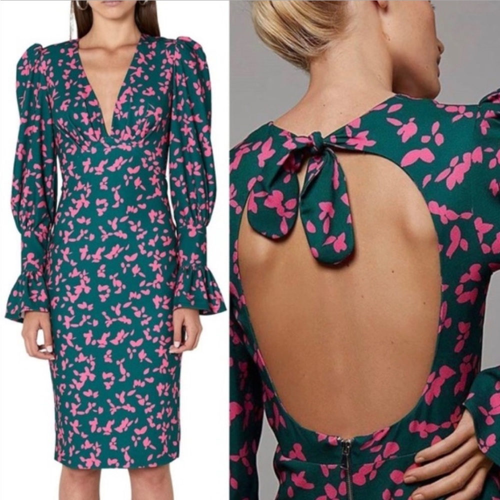 Retail for $365 Johnny Petal Punch Dress